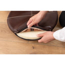 チェアマット 座布団 チェアシート クッションシート おしゃれ 円形 丸型 レザー 革 ラウンド サークル レトロ 高級感 クッション性 オフィス モダン 事務所 【納期B】【azm-sc-10】