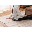 チェアマット 座布団 チェアシート クッションシート おしゃれ 円形 丸型 レザー 革 ラウンド サークル レトロ 高級感 クッション性 オフィス モダン 事務所 【納期B】【azm-sc-10】