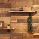 ウォールラック 壁面 収納 スケボー型 おしゃれ インテリア 木製 カジュアル アメリカン かっこいい 【納期B】【azm-sf-202na】