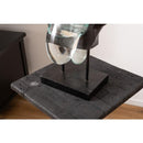 ガラスオブジェ おしゃれ テラリウム アクアリウム 水槽 熱帯魚 花瓶 プランター 木製 ガラス製 アート 置き物 インテリア ブラック 黒 装飾 コケリウム 個性的 【納期B】【azm-sly-31】