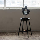 ガラスオブジェ おしゃれ テラリウム アクアリウム 水槽 熱帯魚 花瓶 プランター 木製 ガラス製 アート 置き物 インテリア ブラック 黒 装飾 コケリウム 個性的 【納期B】【azm-sly-31】