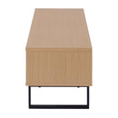 テレビ台 テレビボード ローボード TV台 TVボード 引き出し オープンラック ガラス棚 可動棚 ナチュラル ブラウン 茶色 ホワイト 白 おしゃれ 北欧 カジュアル 【納期A】【azm-so-852】