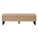 テレビ台 テレビボード ローボード TV台 TVボード 引き出し オープンラック ガラス棚 可動棚 ナチュラル ブラウン 茶色 ホワイト 白 おしゃれ 北欧 カジュアル 【納期A】【azm-so-852】