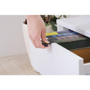 テレビ台 テレビボード ローボード TV台 TVボード 引き出し オープンラック ガラス棚 可動棚 ナチュラル ブラウン 茶色 ホワイト 白 おしゃれ 北欧 カジュアル 【納期A】【azm-so-852】