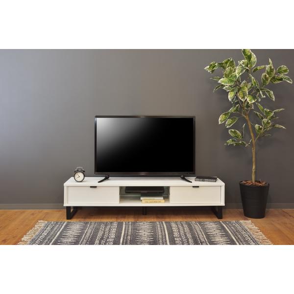 テレビ台 テレビボード 幅150cm モダン 北欧 カントリー ナチュラル シンプル 棚 引き出し ラック ガラス棚 TV台 リビング TVボード 白 ホワイト 木目 ブラウン 【納期A】【azm-so-853】