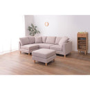 カウチソファ ソファー 3人掛け 3人以上 大型 ワイド 幅広 ダブルカウチ 北欧 オットマン付き クッション付き 脚取り外し ロータイプ 変更 おしゃれ 【納期A】【azm-ss-123】