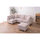 カウチソファ ソファー 3人掛け 3人以上 大型 ワイド 幅広 ダブルカウチ 北欧 オットマン付き クッション付き 脚取り外し ロータイプ 変更 おしゃれ 【納期A】【azm-ss-123】