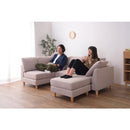 カウチソファ ソファー 3人掛け 3人以上 大型 ワイド 幅広 ダブルカウチ 北欧 オットマン付き クッション付き 脚取り外し ロータイプ 変更 おしゃれ 【納期A】【azm-ss-123】