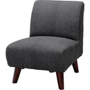 1人掛ソファ 肘無 チェア 椅子 一人掛けソファ パーソナルチェア Sバネ 厚みがある ボリューミー 【納期A】【azm-ss-94】