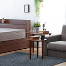 ネストテーブル ラウンドテーブル 円形テーブル 円型テーブル 木製 ウッドテーブル 北欧 サイドテーブル カフェテーブル 【納期A】【azm-tac-224wal】