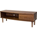 テレビ台 120 テレビボード tvボード 北欧風 棚つき 扉つき ミニサイズ 小さい テレビ置き台 【納期A】【azm-tac-244wal】