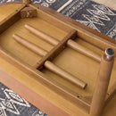 テーブル 高さ調節 継ぎ脚式 木製 リビング ダイニング おしゃれ 北欧 【納期A】【azm-tac-251wal】