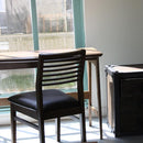 ダイニングチェア 1脚 単品 北欧 おしゃれ 椅子 天然木 木製 合皮 フェイクレザー 肘なし 肘掛け無し レトロ 高級感 大人びた シンプル クラシック 【納期A】【azm-tac-908c】