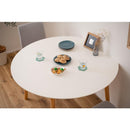 ダイニングテーブル 2人用 3人用 4人用 壁付け 壁面 テーブル 丸 変型 ラウンドテーブル 円形 おしゃれ 北欧 ナチュラル カントリー シンプル 木製 白 ホワイト 【納期A】【azm-tap-003】