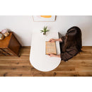 ダイニングテーブル 壁寄せ 2人 サイズ 半円 変形 変わった形 ナチュラル 北欧 おしゃれ 一人暮らし ひとり暮らし 木製 天然木 テーブル デスク 机 白 ホワイト 【納期A】【azm-tap-006】