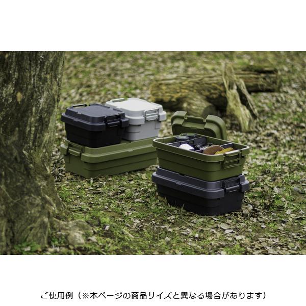 収納ボックス 収納ケース シンプル ミリタリー調 おしゃれ トランクカーゴ 屋外 ガレージ 車庫 玄関 アウトドア キャンプ 釣り ファイル収納 持ち運び 整理整頓 【納期B】【azm-tc-30sl】