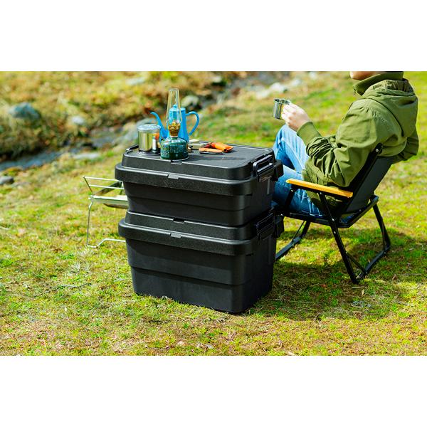 収納ボックス アウトドア キャンプ 釣り道具収納 収納ケース トランクカーゴ フタ付き ふた 蓋 日本製 座れる おしゃれ ツールボックス ガレージ 車庫 【納期B】【azm-tc-50s】
