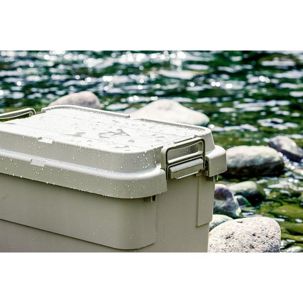 収納ボックス アウトドア キャンプ 釣り道具収納 収納ケース トランクカーゴ フタ付き ふた 蓋 日本製 座れる おしゃれ ツールボックス ガレージ 車庫 【納期B】【azm-tc-50s】