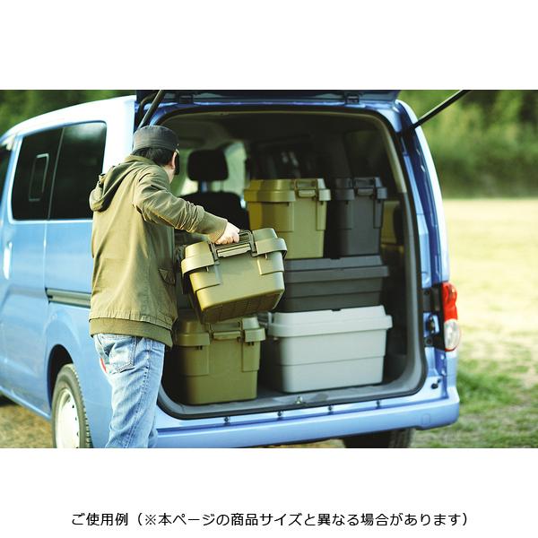 収納ケース シンプル ミリタリー調 おしゃれ アウトドア キャンプ 釣り ファイル収納 持ち運び 整理整頓 トランクカーゴ 屋外 収納ボックス ガレージ 車庫 玄関 【納期B】【azm-tc-50sl】