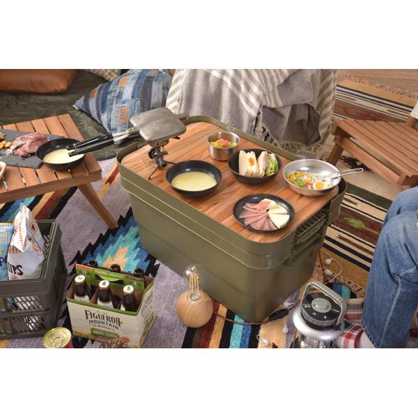 テーブルトップ 50L専用 天板 天然木製 収納バッグ付き 折りたたみ 折り畳み コンパクト 携帯 持ち運び トランクカーゴ別売り 【商品コード：azm-tc-50s専用】 【納期B】【azm-tc-50tb】
