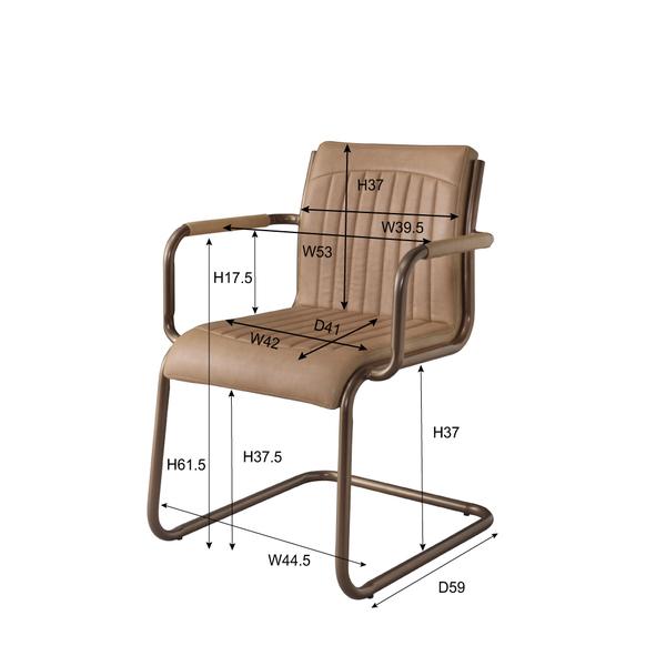 ダイニングチェア 椅子 ひじ掛け 肘付き リビング スチール 脚 ソフトレザー 合皮 北欧 スタイリッシュ アンティーク風 レトロ 大人びた モダン おしゃれ 【納期A】【azm-tec-51】