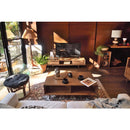 センターテーブル 収納スペース オープンラック 棚 木製 おしゃれ デザイン 木目 柄 北欧 ナチュラル カントリー ローテーブル リビングテーブル 座卓 【納期A】【azm-tim-31】