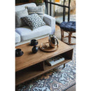 センターテーブル 収納スペース オープンラック 棚 木製 おしゃれ デザイン 木目 柄 北欧 ナチュラル カントリー ローテーブル リビングテーブル 座卓 【納期A】【azm-tim-31】