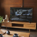 テレビボード 幅150cm TVボード テレビ台 TV台 ローボード おしゃれ 引き出し 2杯 天然木 オープンラック 北欧 スタイリッシュ モダン ナチュラル カントリー 【納期A】【azm-tim-32】