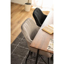 デスクチェア おしゃれ キャスター付き スタイリッシュ 黒 ブラック グレー オフィスチェア 椅子 昇降 高さ調節 在宅 テレワーク リモート パーソナルチェア 【納期A】【azm-toe-121】