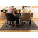 デスクチェア おしゃれ キャスター付き スタイリッシュ 黒 ブラック グレー オフィスチェア 椅子 昇降 高さ調節 在宅 テレワーク リモート パーソナルチェア 【納期A】【azm-toe-121】