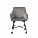 デスクチェア おしゃれ キャスター付き スタイリッシュ 黒 ブラック グレー オフィスチェア 椅子 昇降 高さ調節 在宅 テレワーク リモート パーソナルチェア 【納期A】【azm-toe-121】