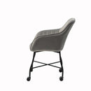 デスクチェア おしゃれ キャスター付き スタイリッシュ 黒 ブラック グレー オフィスチェア 椅子 昇降 高さ調節 在宅 テレワーク リモート パーソナルチェア 【納期A】【azm-toe-121】