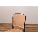 ダイニングチェア おしゃれ ブラック 黒 グリーン 緑 レッド 赤 ホワイト 白 椅子 北欧 モダン シンプル 肘掛けなし スタッキング可能 重ねられる 背もたれ 【納期A】【azm-toe-129】