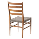 ダイニングチェア 1脚 椅子 チェアー ダイニング 北欧 おしゃれ シンプル スリム 天然木 肘なし ひじ掛け無し カントリー ナチュラル 【納期A】【azm-tos-329】