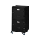 チェスト 2段 スチール 金属 ロッカー キャスター付き おしゃれ 【納期A】【azm-tpn-30gr】