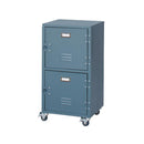 チェスト 2段 スチール 金属 ロッカー キャスター付き おしゃれ 【納期A】【azm-tpn-30gr】