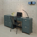 チェスト 4段 スチール 金属 ロッカー キャスター付き スタイリッシュ 【納期A】【azm-tpn-31gr】