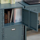 チェスト 4段 スチール 金属 ロッカー キャスター付き スタイリッシュ 【納期A】【azm-tpn-31gr】