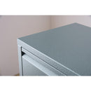 ゴミ箱 分別 ごみ箱 2段 スチール キャスター付き ロッカー風 おしゃれ インダストリアル 収納 ダストボックス ブラック 黒 グリーン 緑 【納期A】【azm-tpn-36】