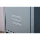 ゴミ箱 分別 ごみ箱 2段 スチール キャスター付き ロッカー風 おしゃれ インダストリアル 収納 ダストボックス ブラック 黒 グリーン 緑 【納期A】【azm-tpn-36】