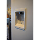 ロッカー 収納 スチール おしゃれ キャスター付き スリム 細い 細目 コンパクト 省スペース インテリア ガレージ 車庫 オフィス 棚 白 ホワイト グレー 【納期A】【azm-tpn-42】