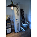 ロッカー 収納 スチール おしゃれ キャスター付き スリム 細い 細目 コンパクト 省スペース インテリア ガレージ 車庫 オフィス 棚 白 ホワイト グレー 【納期A】【azm-tpn-42】