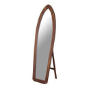 スタンドミラー 姿見 鏡 シンプル 木製 フレーム インテリア 全身 サーフ サーフィン 型 デザイン 【納期A】【azm-tsm-532】