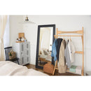 スタンドミラー 鏡 全身 姿見 ワイド 大きい 木製 フレーム 天然木 ウッド 自立式 飛散防止 大型 パイン材 ラッカー塗装 姿見鏡 インテリア ナチュラル 北欧 【納期A】【azm-tsm-911】