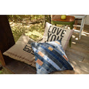 クッション デニム生地 おしゃれ インテリア アクセント 目立つ かっこいい デニムクッション デニム地 パッチワーク風 デザイン 45×45cm 正方形 【納期B】【azm-ttc-331a】