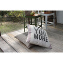 クッション 45×45cm 正方形 おしゃれ カジュアル インテリア オシャレ お洒落 クッションカバー 英語 英字 文字 柄 【納期B】【azm-ttc-335】