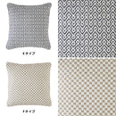 クッション コットン インテリア おしゃれ インド製 布製クッション ファブリッククッション キリム柄 幾何学模様 【納期B】【azm-ttc-337】