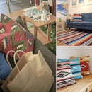 クッション 45×45cm おしゃれ 正方形 ネイティブ アジアン アンティーク クラシック 北欧モダン 【納期B】【azm-ttc-340】