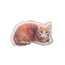 クッション ネコ 猫 ねこ デザイン プリント リアル かわいい おしゃれ インテリア アクセント 【納期B】【azm-ttc-401】