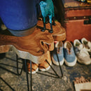 サイドテーブル コーヒーテーブル 珍しい 変わったデザイン おしゃれ 木製 天然木 【納期A】【azm-ttf-185】